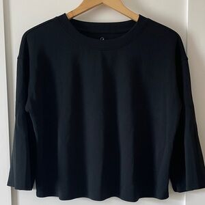 Lou & Grey Classic Black Women's Top